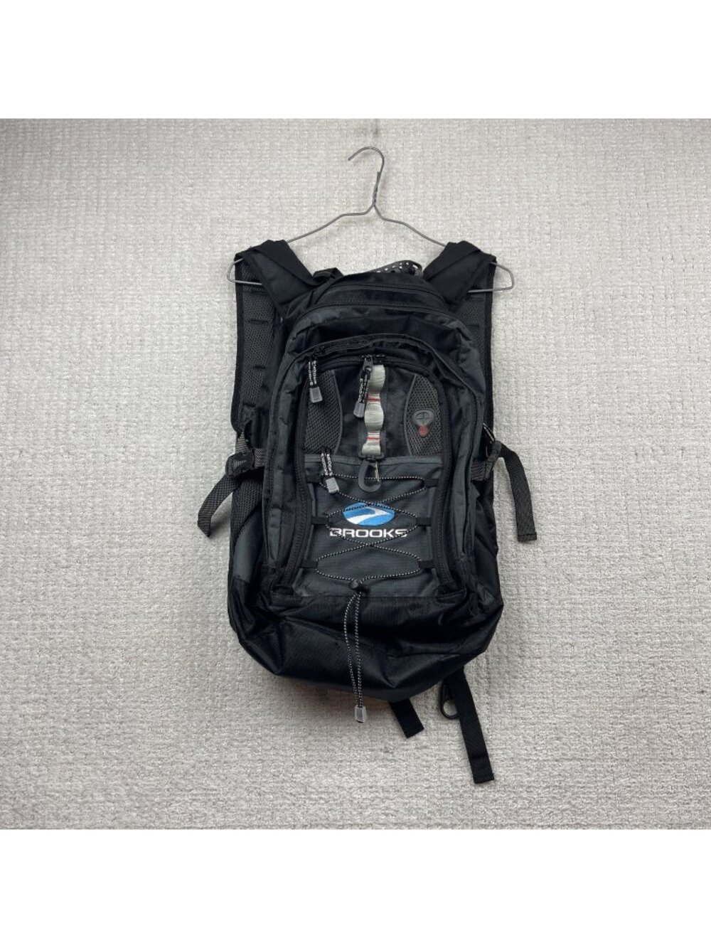 Y2k 90's Brooks BackpackBlack Bag Cycle Commute Travel Hiking Gorpcore Tech
